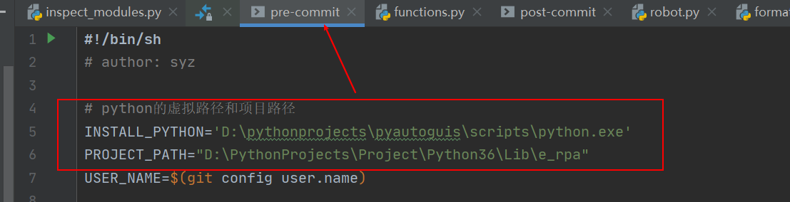 pre-commit